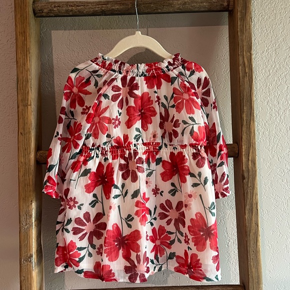 Carter’s Long Sleeve Floral Dress - Picture 3 of 4
